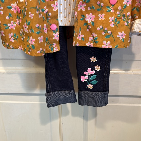 NWT little lass 3 piece outfit jacket with hood, top and pant - Picture 5 of 7